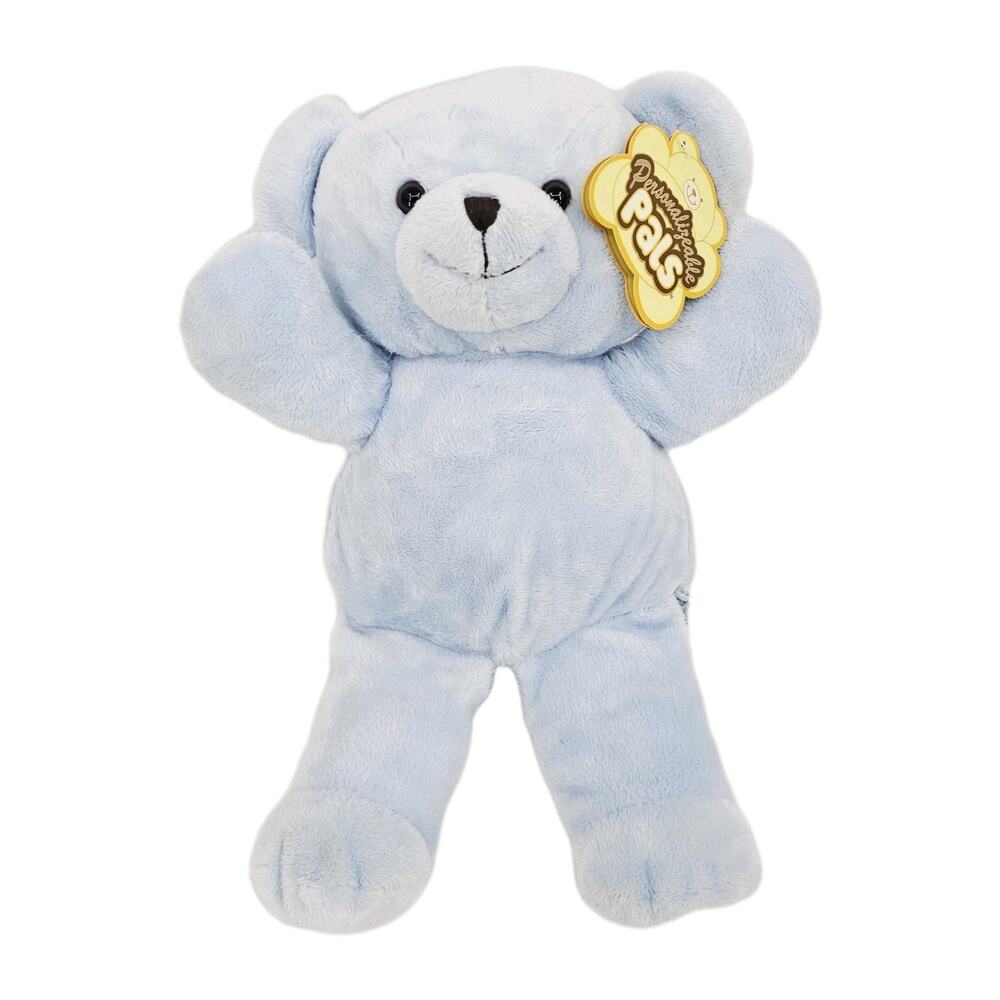 Komet Creations Personalizable Pal Teddy Bear Pastel Blue 12" Plush Stuffed Toy